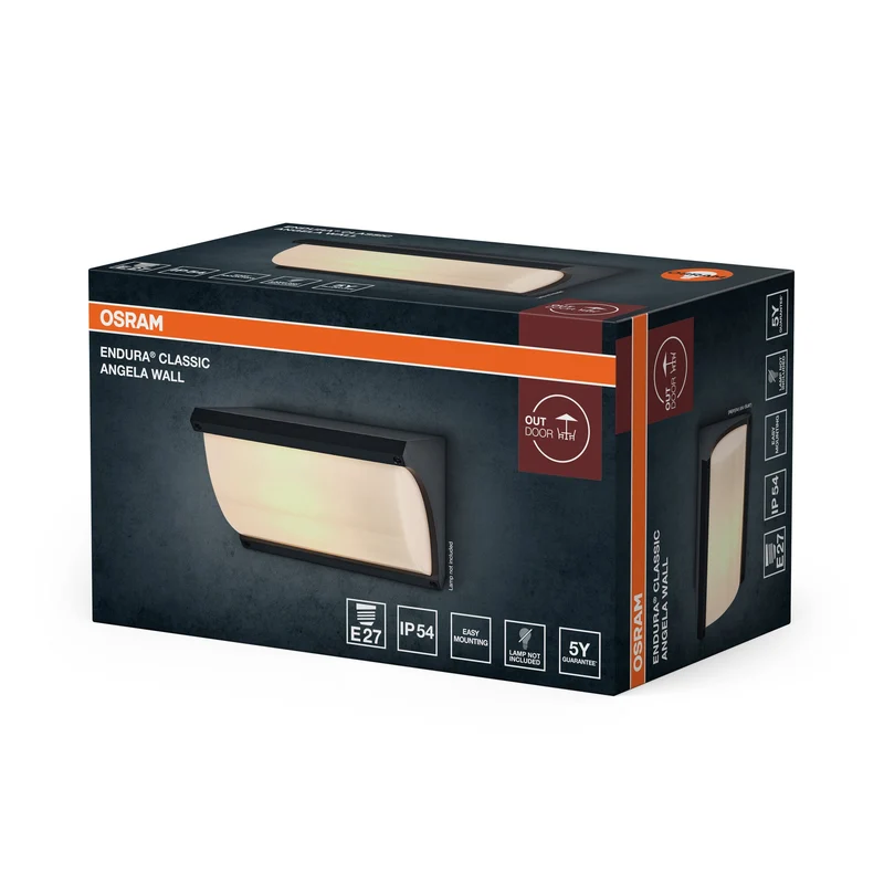 OSRAM ENDURA® CLASSIC ANGELA Applique E27 IP54 Grigio scuro