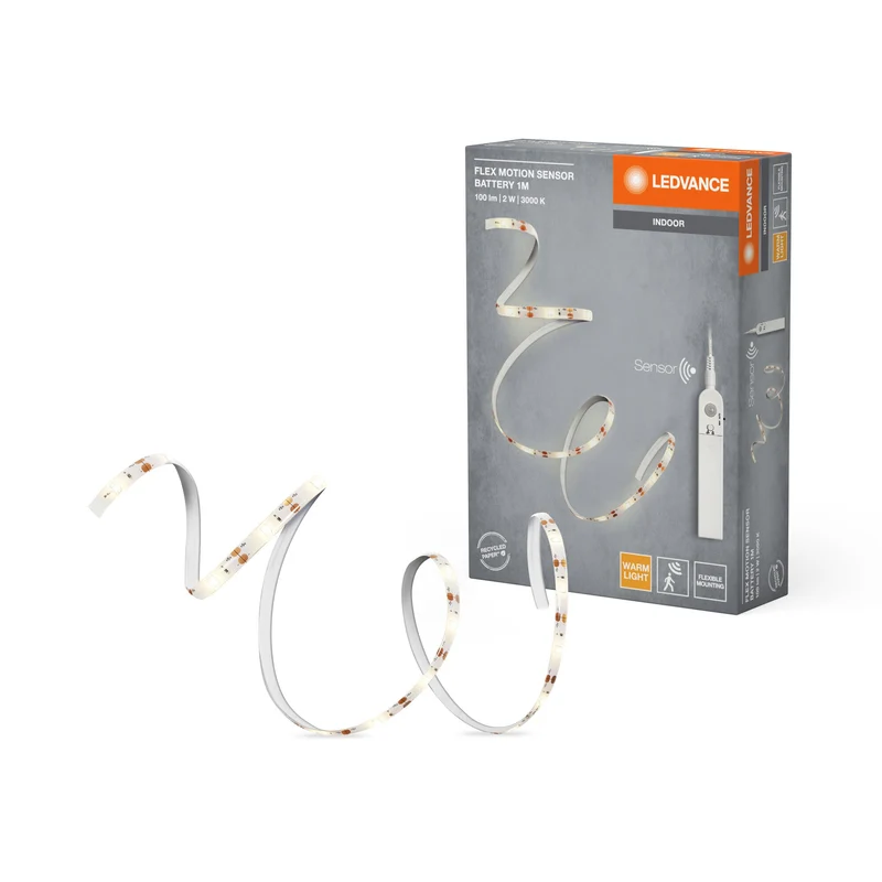 LEDVANCE STRISCE A BATTERIA SENSORE DI MOVIMENTO strisce LED a batteria con sensore, 1m