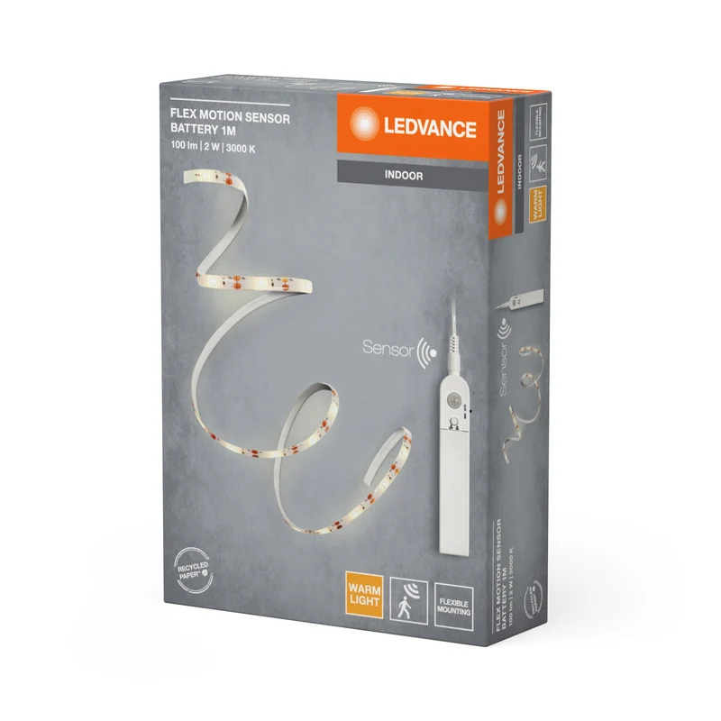 LEDVANCE STRISCE A BATTERIA SENSORE DI MOVIMENTO strisce LED a batteria con sensore, 1m