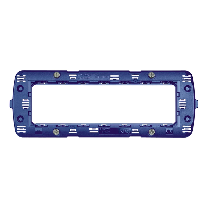 Bticino supporto a 7 moduli, supporto placca per scatola da incasso, serie Livinglight