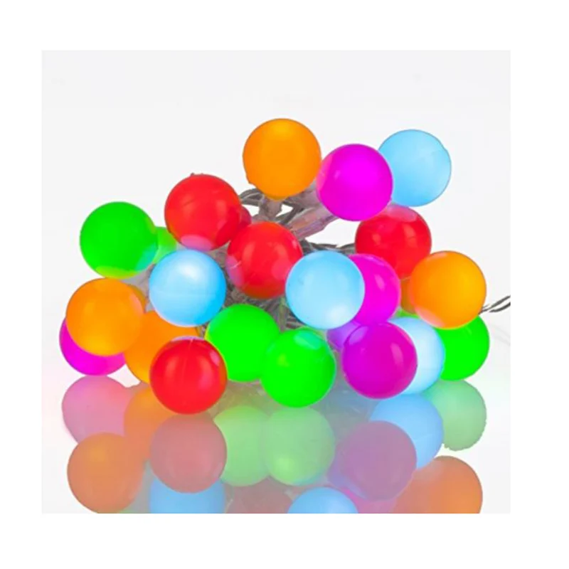 Lumineo Luci di Natale colorate 20 LED, catena luminosa per interno da 1 m, luci albero di Natale, luci natalizie, luce led natale, luci led a batteria