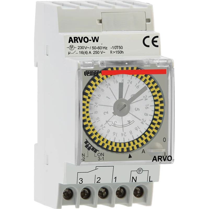 Interruttore Orario Elettromeccanico Settimanale Vemer Arvo-W a Cavalieri – VP883300