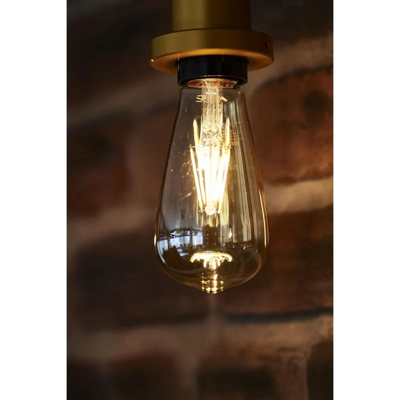 OSRAM VINTAGE 1906® LED Lampada LED CLASSIC GLOBE 4W 820 Oro E27 Attacco Argento, 300 lm, 2000 K, Luce Calda Comfort