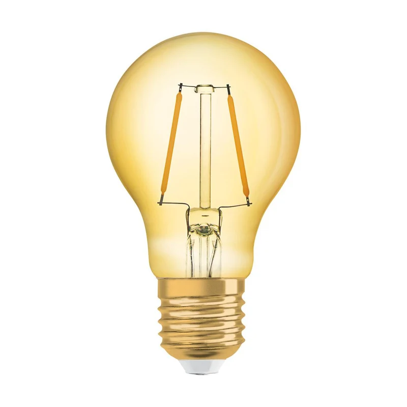 OSRAM VINTAGE 1906® Lampada LED LED CLASSIC A 2.5W 824 Oro E27, 220 lm, 2400 K, Luce Comfort Calda