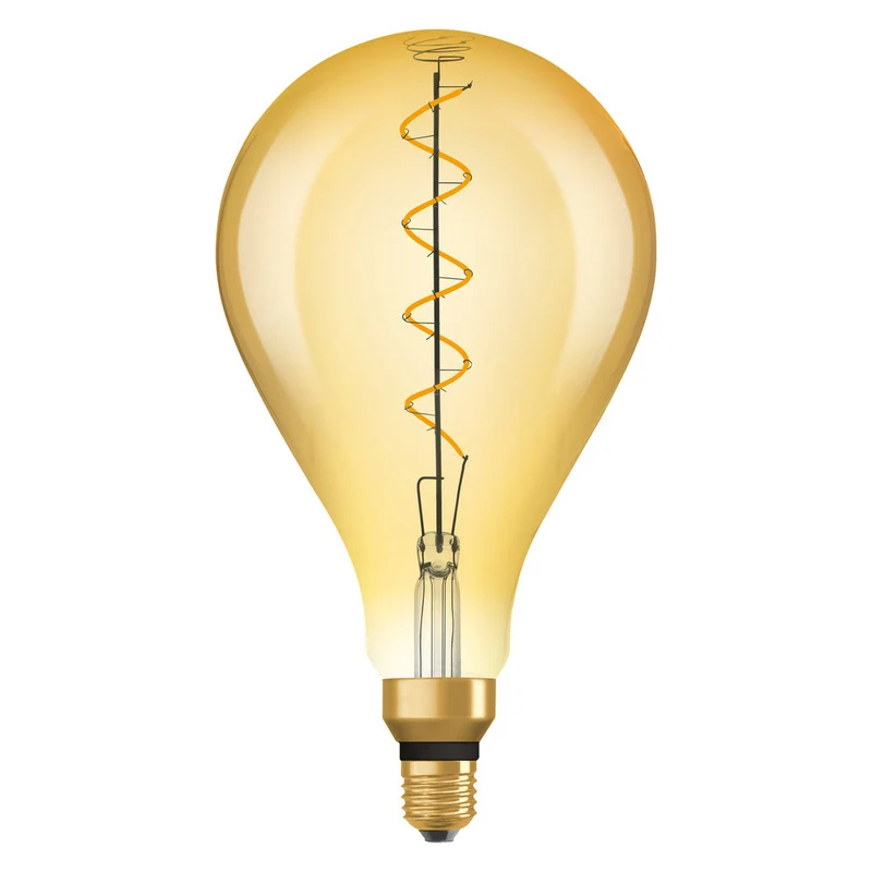 OSRAM VINTAGE 1906® LED Lampada LED CLASSIC A 4W 820 Oro E27, 300 lm, 2000 K, Luce Comfort Calda