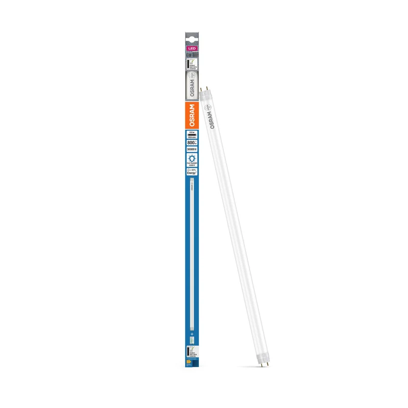 OSRAM LED tubo TUBE T8 EM PLASTICA 60cm 6.6W 865, 800 lm, 6500 K, luce diurna fredda