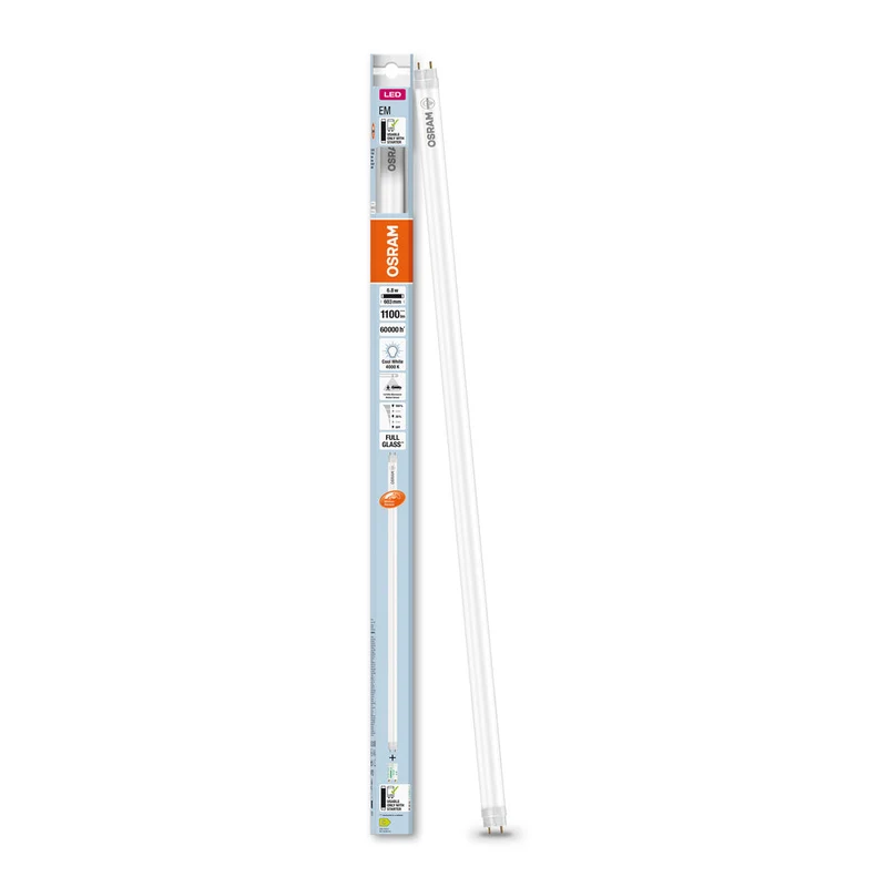 OSRAM LED Tubo TUBE T8 EM SENSORE DI MOVIMENTO 60cm 6.8W 840, 1100 lm, 4000 K, Bianco freddo