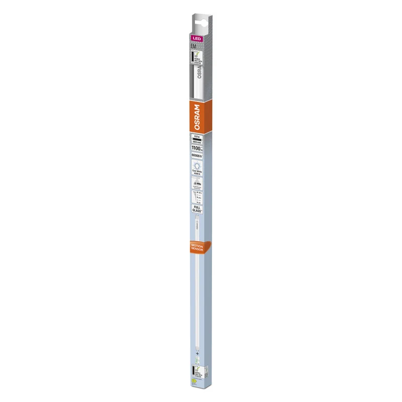 OSRAM LED Tubo TUBE T8 EM SENSORE DI MOVIMENTO 60cm 6.8W 840, 1100 lm, 4000 K, Bianco freddo