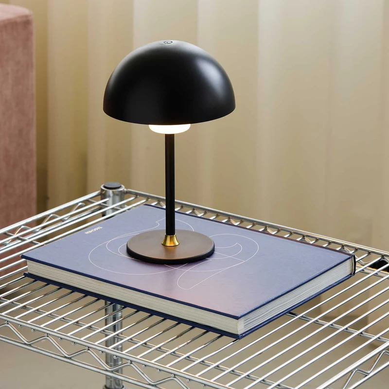 MOON LIGHT - Lampe sans fil LED en métal, style contemporain