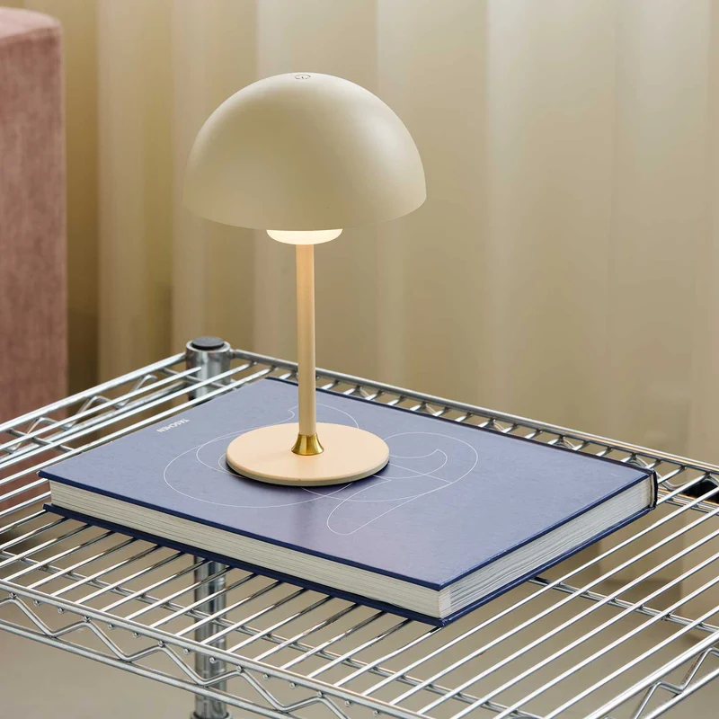 MOON LIGHT - Lampe sans fil LED en métal, style contemporain
