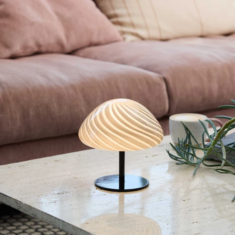 Candy Mini Mush - Lampe à poser en verre, style éclectique