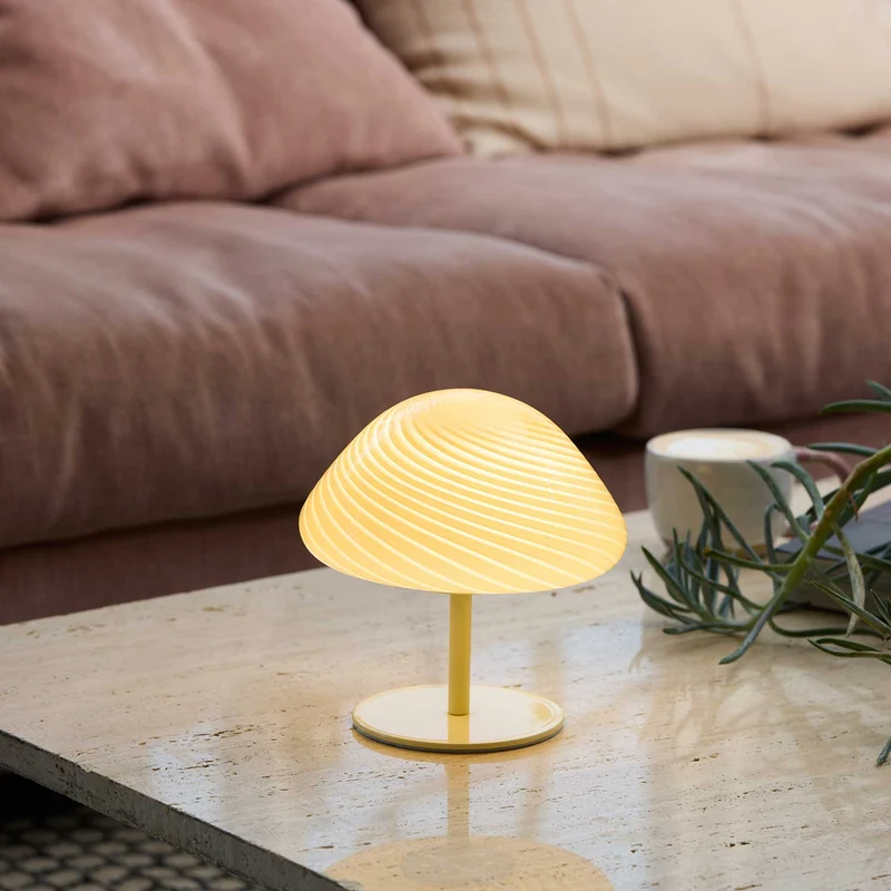 Candy Mini Mush - Lampe à poser en verre, style éclectique