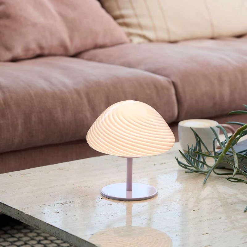Candy Mini Mush - Lampe à poser en verre, style éclectique