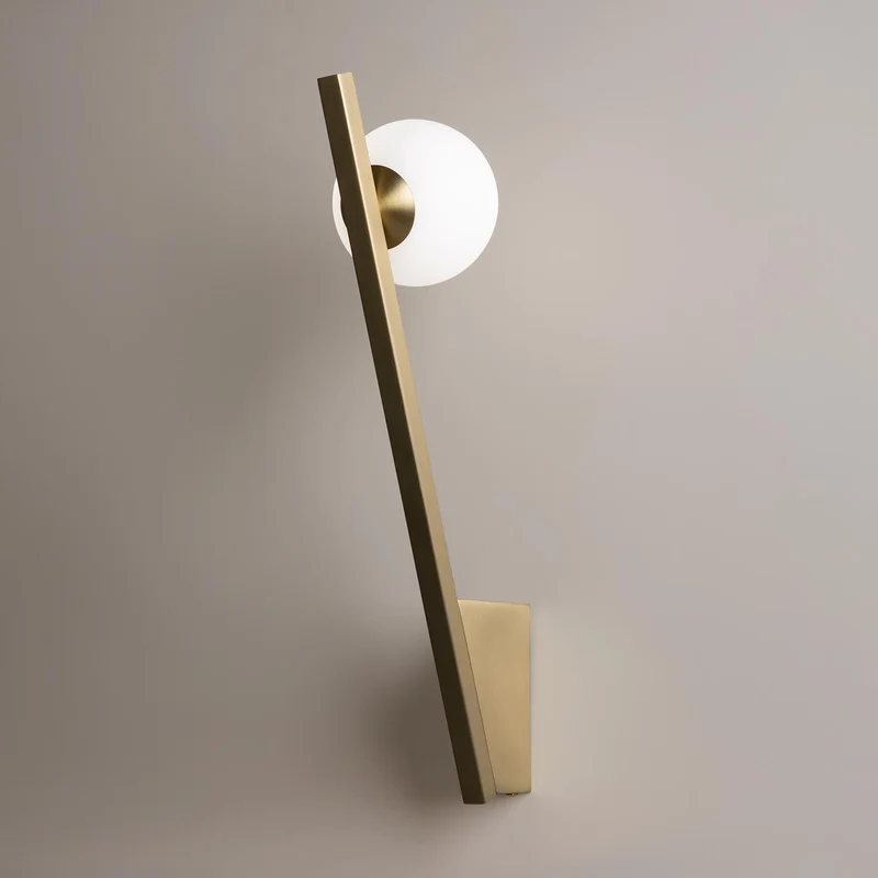 Kazimir - Applique murale inclinée en métal, style contemporain