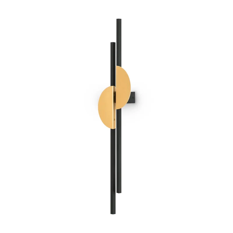 Skyline - Applique murale LED verticale orientée en aluminium et acrylique, style contemporain