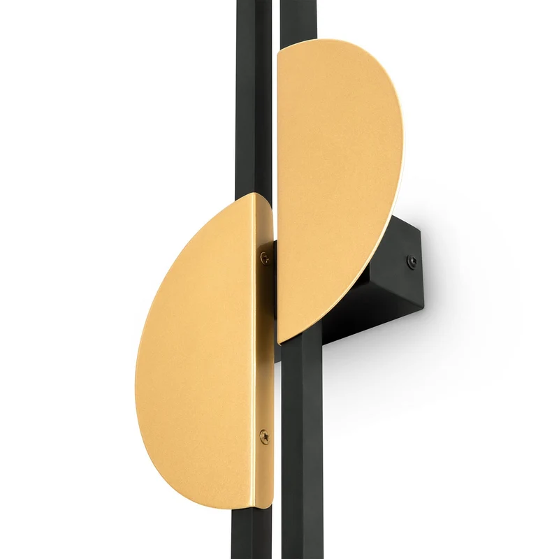 Skyline - Applique murale LED verticale orientée en aluminium et acrylique, style contemporain