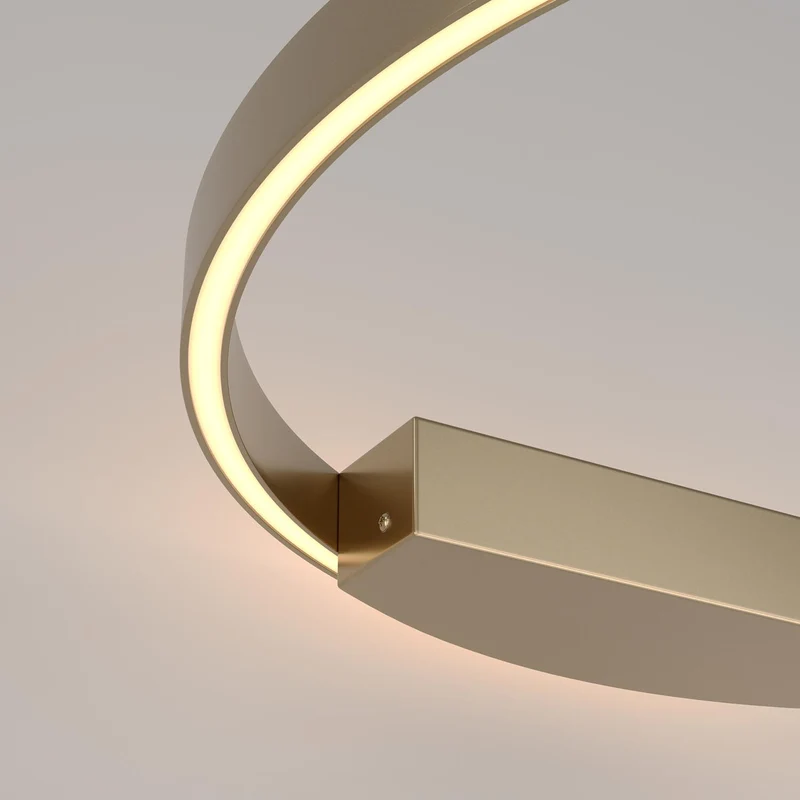 Rim - Applique murale LED à anneau dimmable en aluminium et acrylique, style contemporain