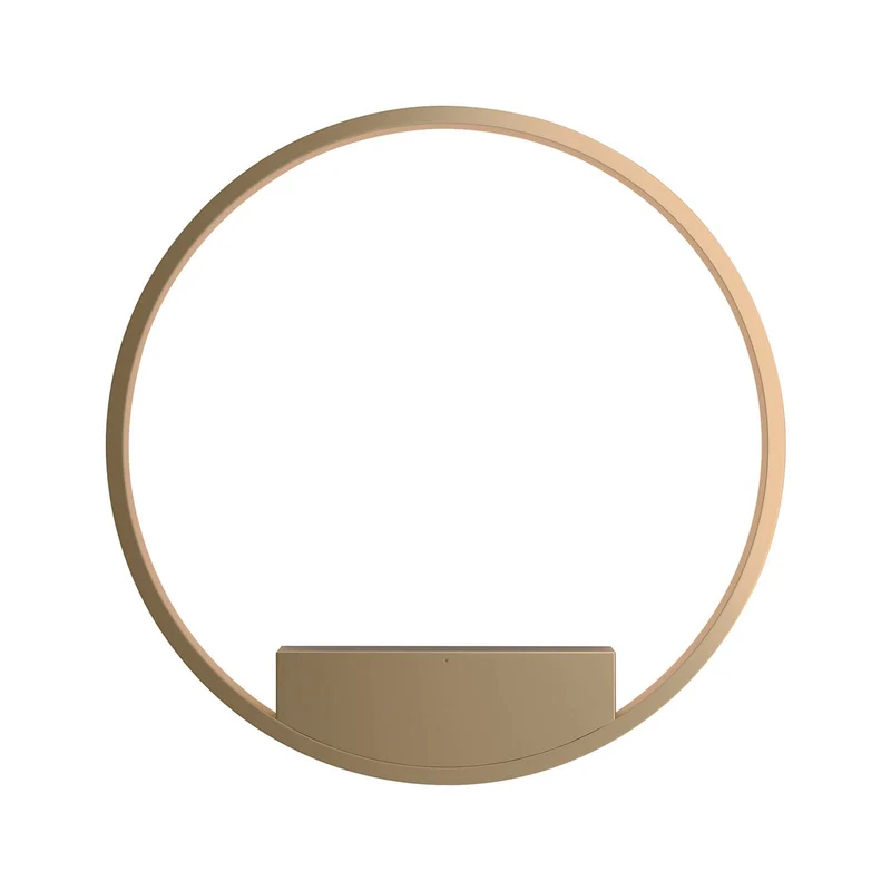 Rim - Applique murale LED à anneau dimmable en aluminium et acrylique, style contemporain