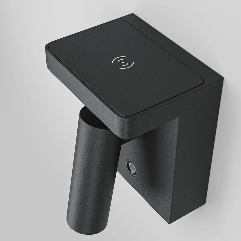 ARON - Applique murale liseuse avec chargeur induction