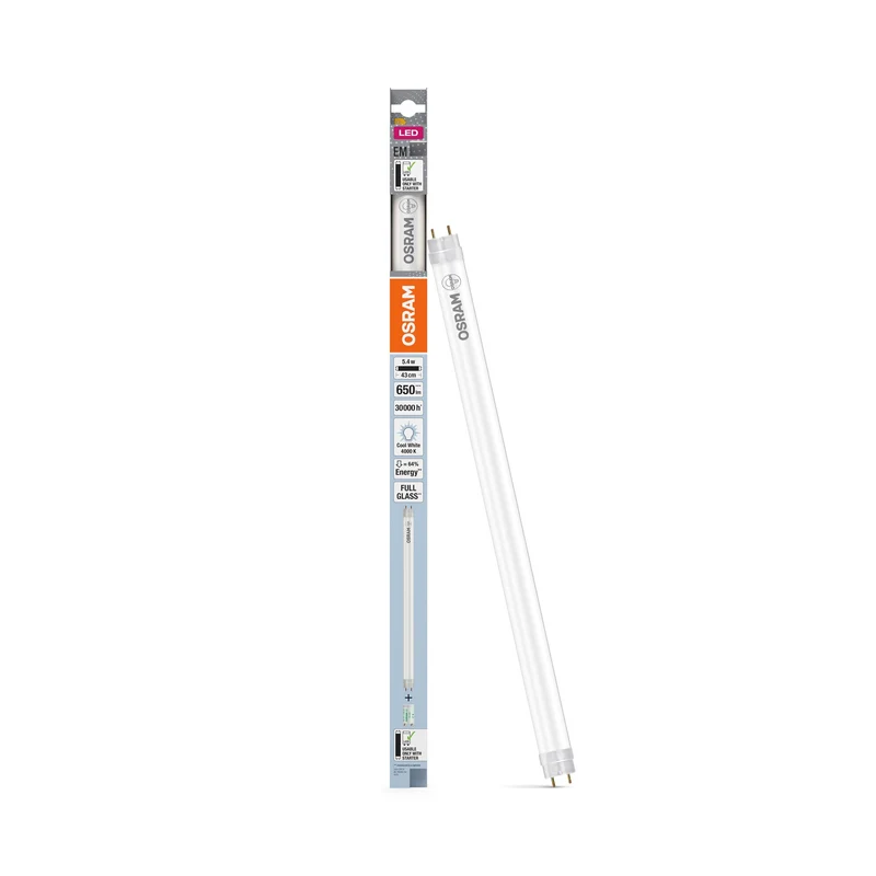 OSRAM LED Tubo TUBE T8 EM 43,8cm 5.4W 840, 650 lm, 4000 K, Bianco freddo