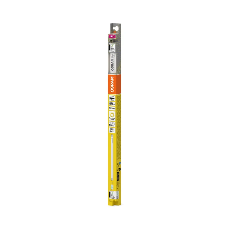OSRAM LED tubo TUBE T8 EM 43,8cm 5.4W 830, 585 lm, 3000 K, bianco caldo