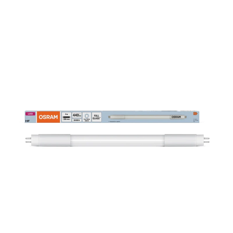 OSRAM LED Tubo T5 HF CORTO 288 mm 4W 840, 400 lm, 4000 K, Bianco Freddo