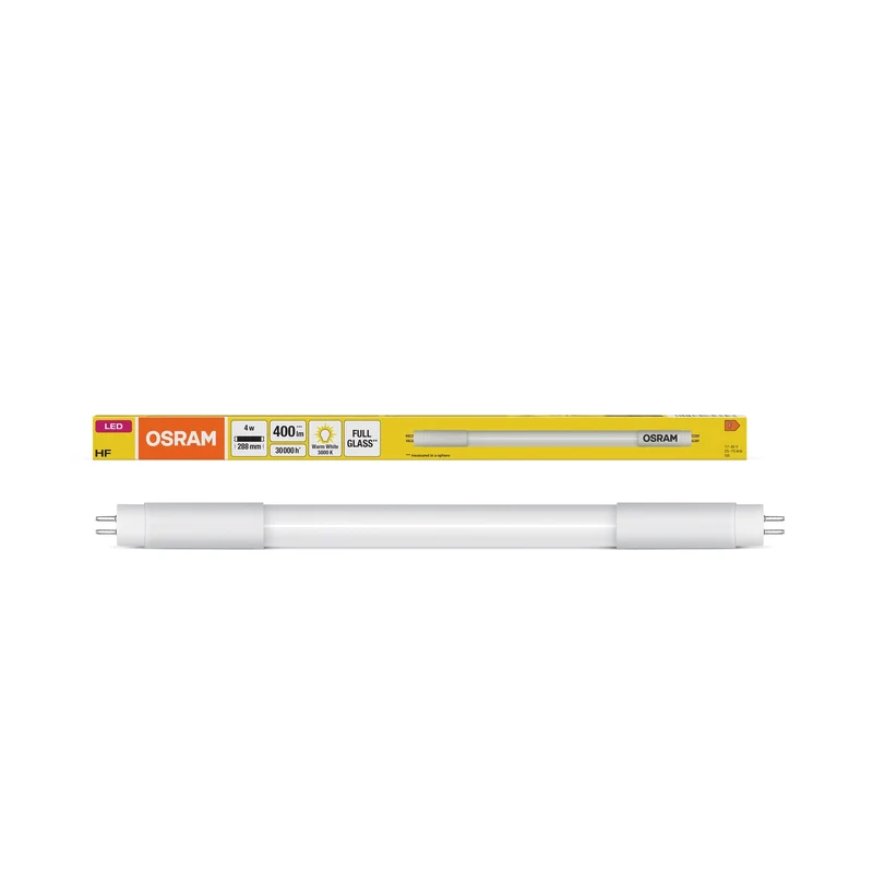 OSRAM LED Tubo TUBE T5 HF CORTO 288 mm 4W 830, 380 lm, 3000 K, Bianco caldo