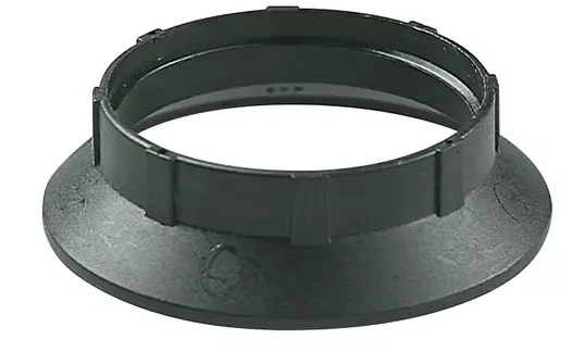 Anello Fermaparalume Vimar per Portalampade E27 con Camicia Filettata Nero/Bianco – 02109