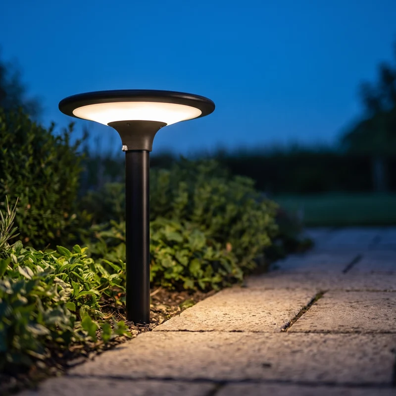 Testa Palo Lampione LED Solare Arteleta 20W Switch CCT IP65 – SJT2040