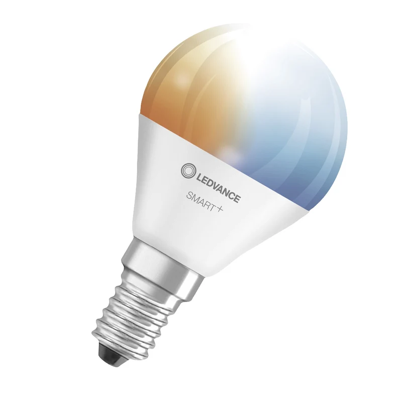 LEDVANCE SMART+ Wifi Mini Bulb LED Lampada TW FR E14 4,9W 470 lm, 2700…6500 K, Bianco Regolabile