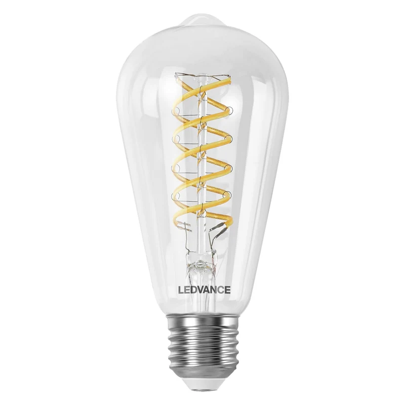LEDVANCE SMART+ Lampadina LED Filamento Edison Wifi E27 8W 806 lm, 2700…6500 K, Bianco Regolabile