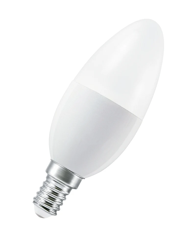 LEDVANCE SMART+ Lampada a Candela LED Wifi Dimmabile DIM FR E14 4,9W, 470 lm, 2700 K, Bianco Caldo