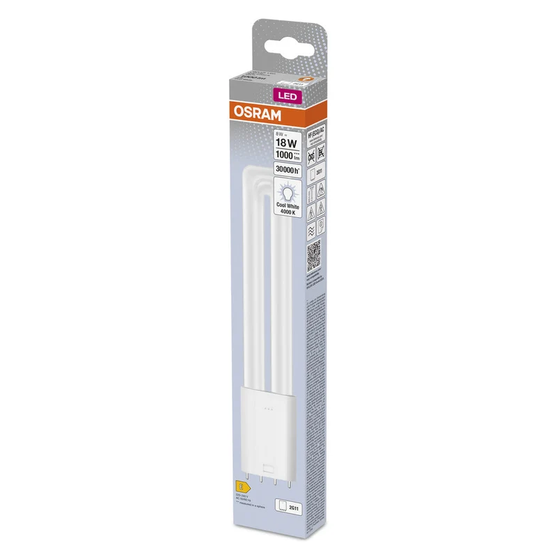 OSRAM DULUX LED L HF & AC MAINS LED Lampada 8W 840 2G11, 1000 lm, 4000 K, Bianco Freddo