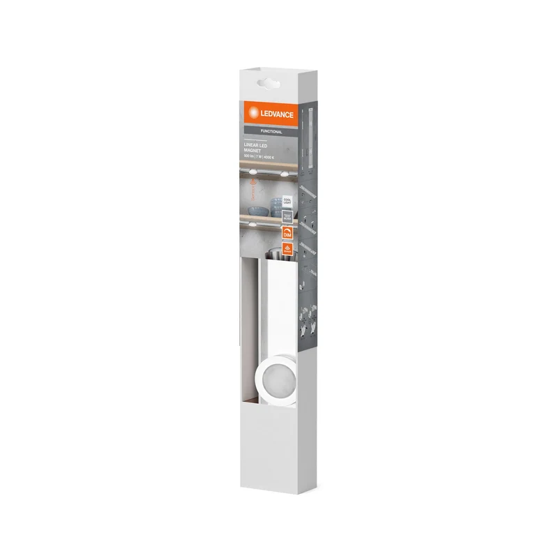 LEDVANCE LINEAR LED MAGNET 2 Spot SENSOR Luce da sottobanco 7W 840 DIM, 400 lm, 4000 K, Bianco freddo