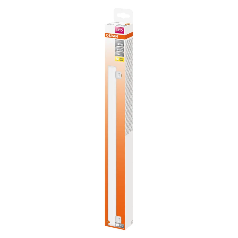 OSRAM LEDINESTRA® BASE LED-Lampada 6W 827 Satinata S14S, 640 lm, 2700 K, Bianco Caldo