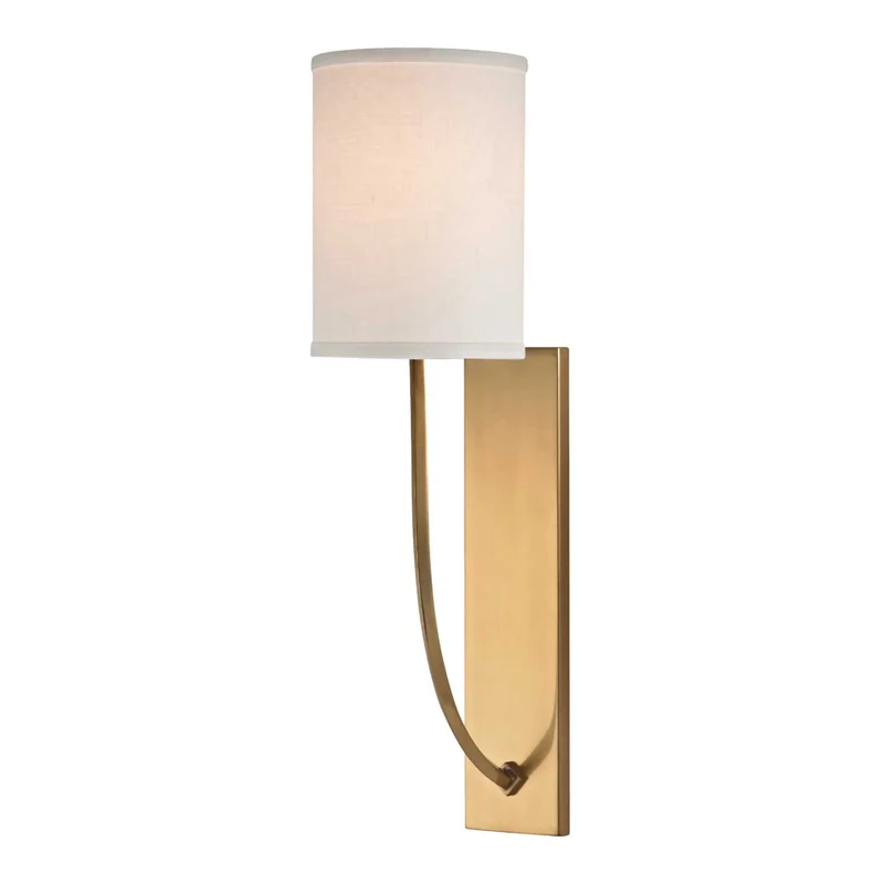 Colton - Applique murale en laiton, bronze ou acier, style Art déco
