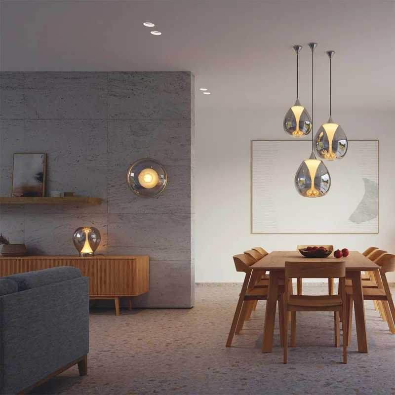 Bond - Applique murale en verre sablé, style contemporain