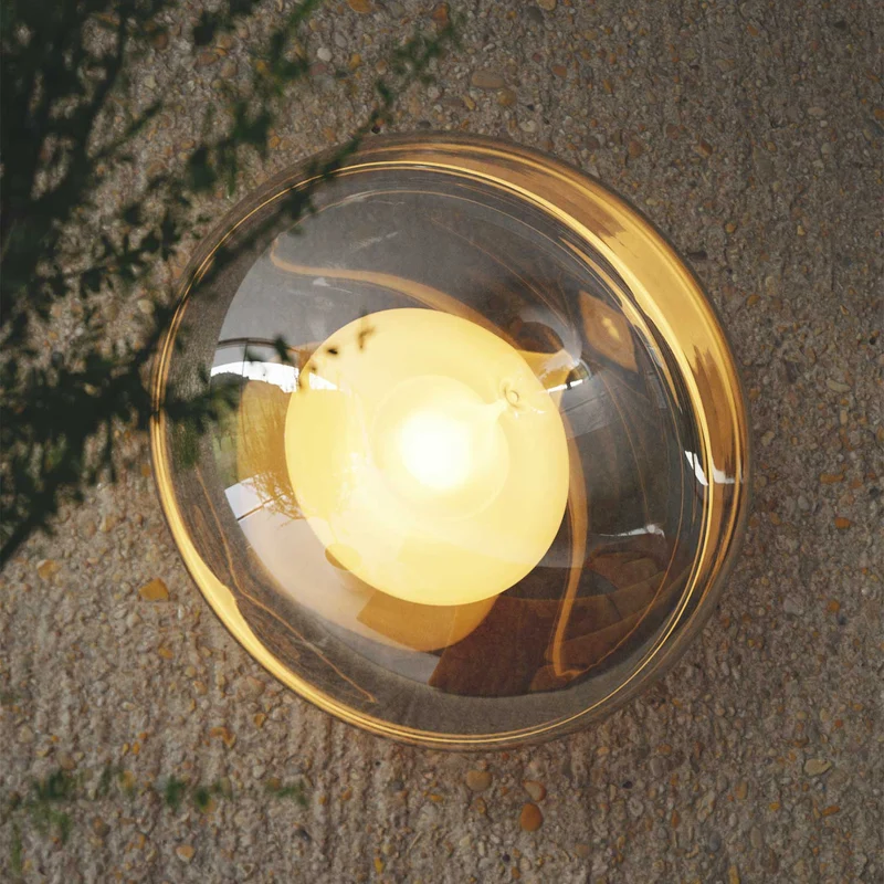 Bond - Applique murale en verre sablé, style contemporain