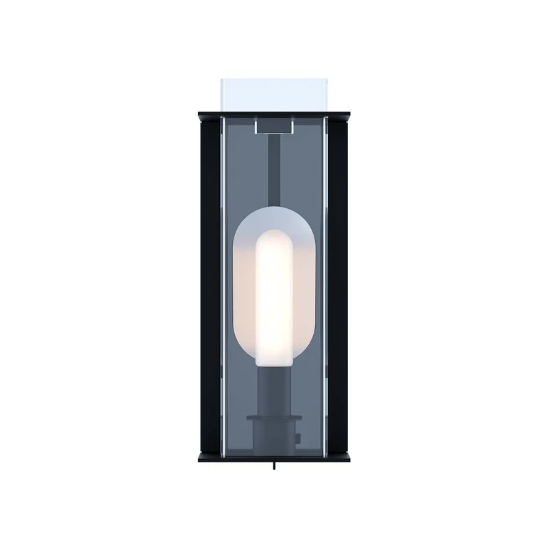QUADRATUBE W2 - Applique murale en acier et plexiglas, style contemporain