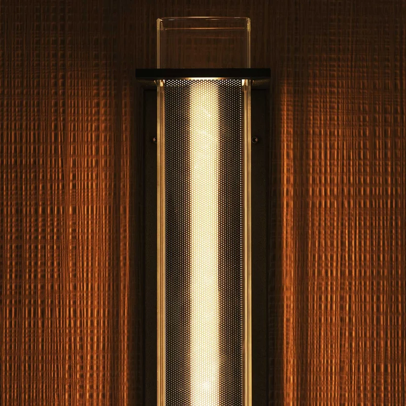 QUADRATUBE W3 - Applique murale LED en acier et plexiglas, style contemporain