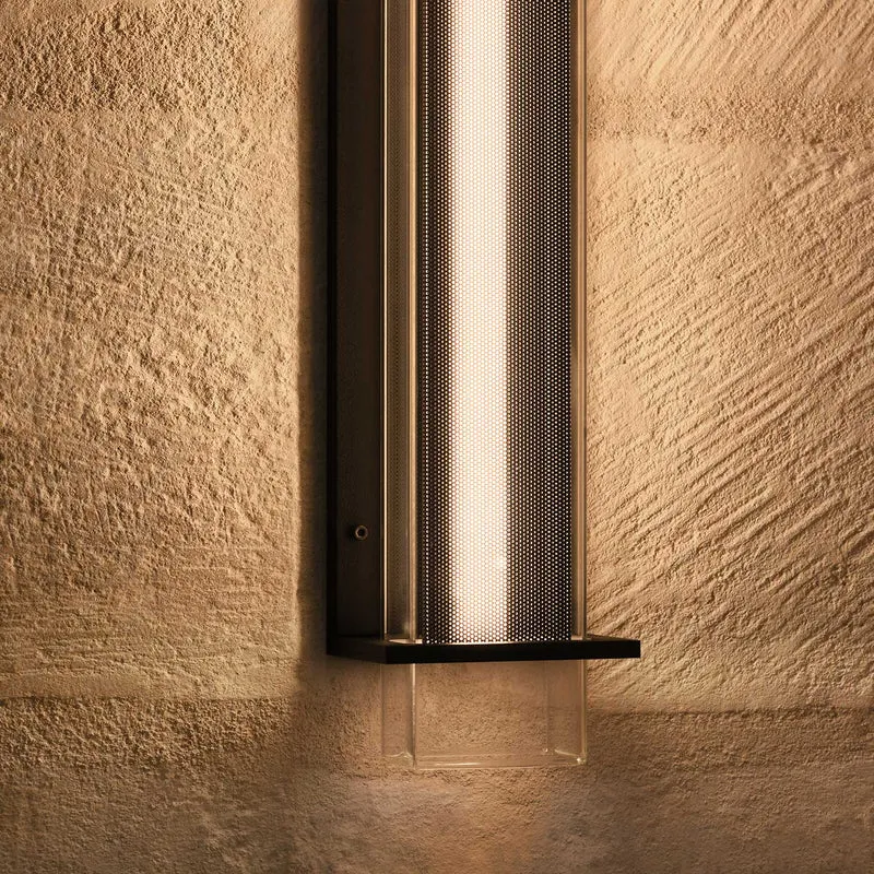 QUADRATUBE W3 - Applique murale LED en acier et plexiglas, style contemporain