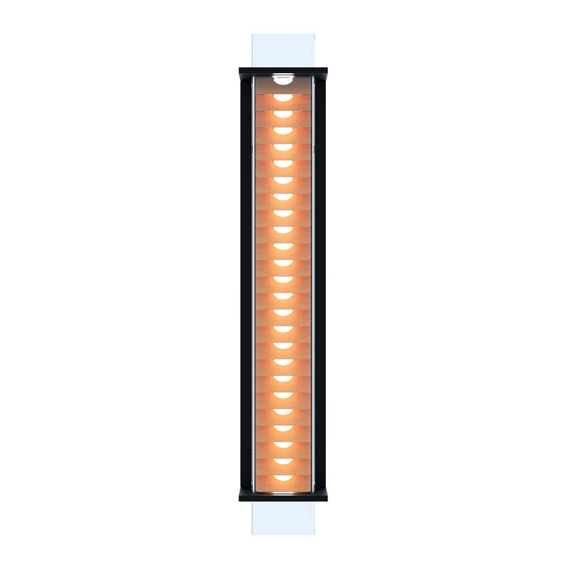 QUADRATUBE W4 - Applique murale LED en acier et plexiglas, style contemporain
