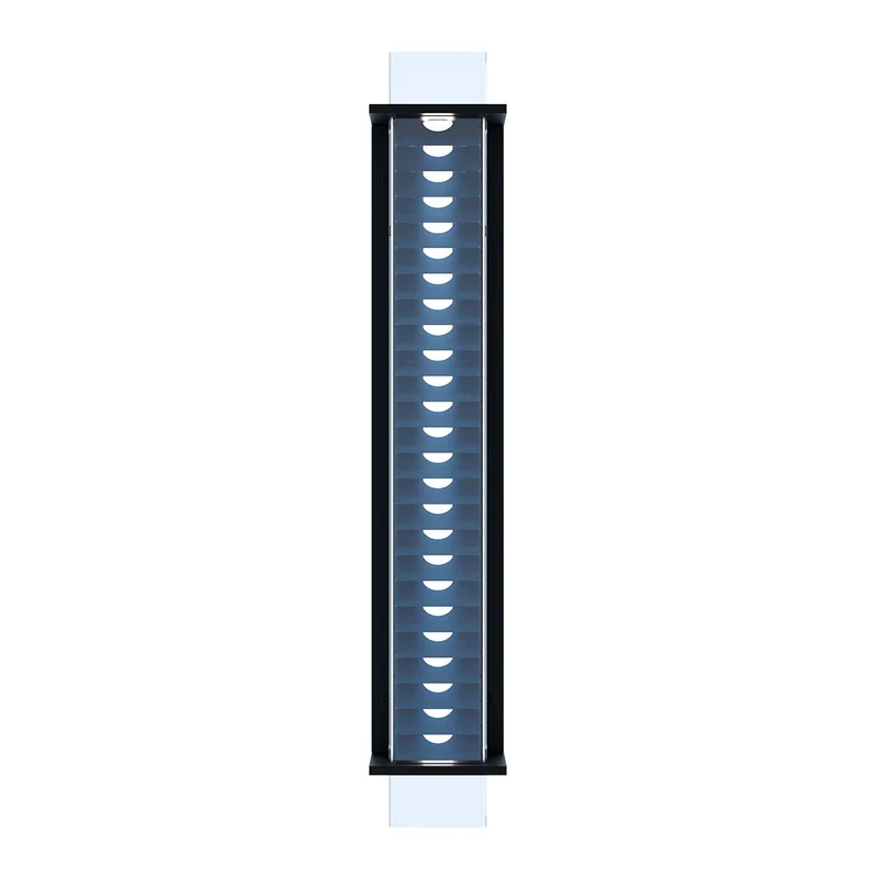 QUADRATUBE W4 - Applique murale LED en acier et plexiglas, style contemporain