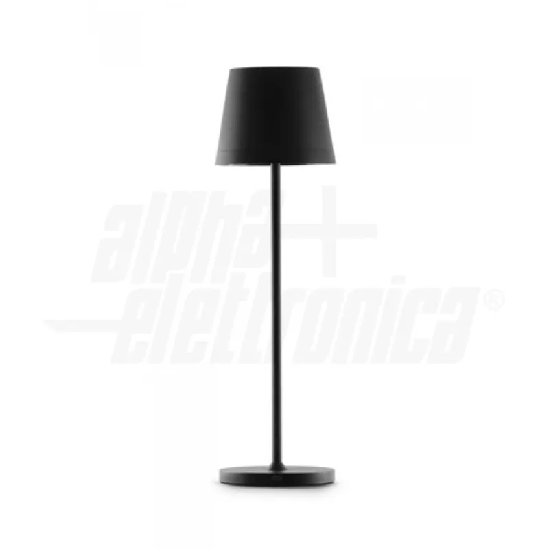 ALPHA JO386N - Lampada LED ricaricabile da tavolo - nera