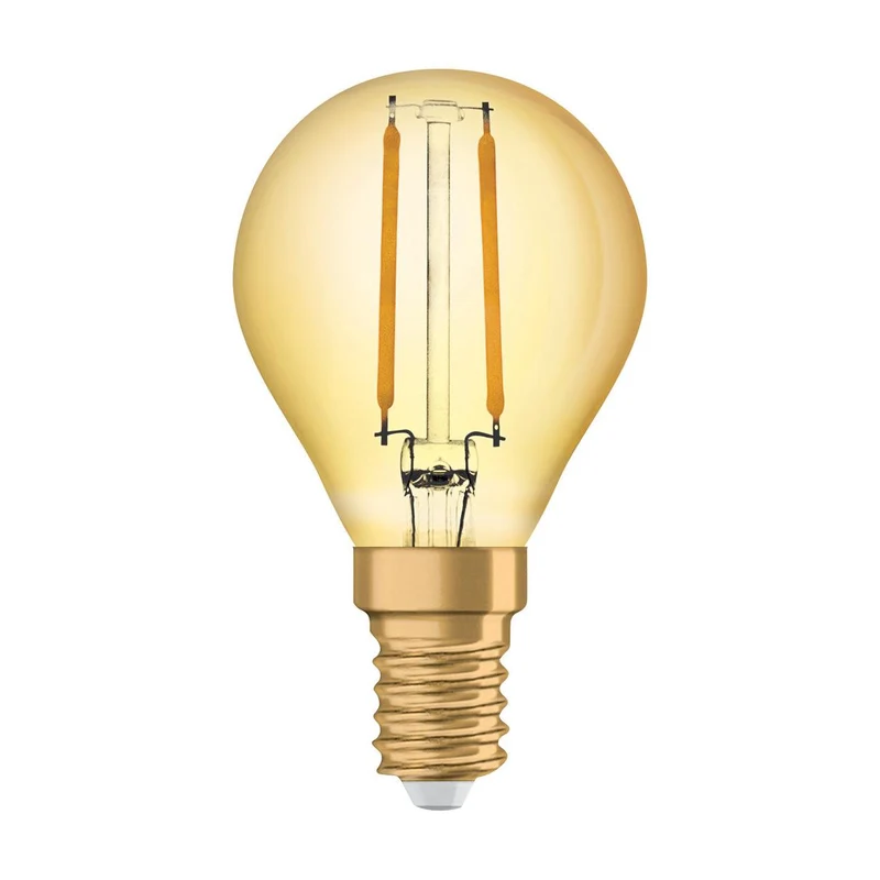 OSRAM VINTAGE 1906® Lampada LED LED CLASSIC P 2.5W 824 Oro E14, 220 lm, 2400 K, Luce Comfort Calda