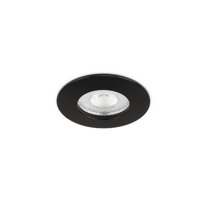 Faretto da Incasso LED Leds-C4 Lite Flat Fix Ø70 8,5W IP65 Bianco/Nero