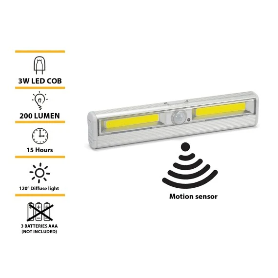 Mini Reglette LED COB con Rilevatore di Movimento Smarty
