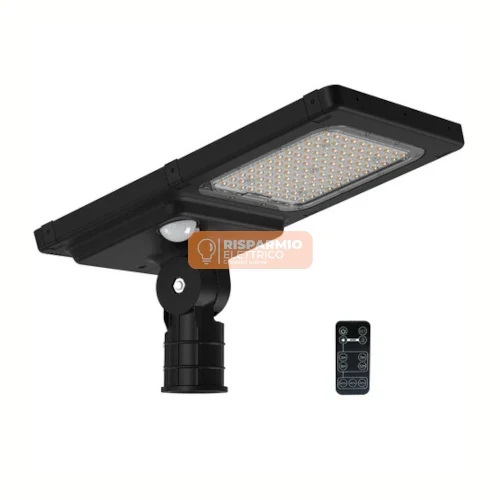 Lampione LED Ibrido Solare Arteleta SJH40 40W 6600lm IP65 con Telecomando