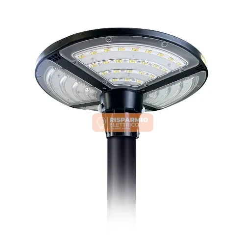 Lampione Solare Kalap 4800lm IP65 | 4 Settori LED Indipendenti