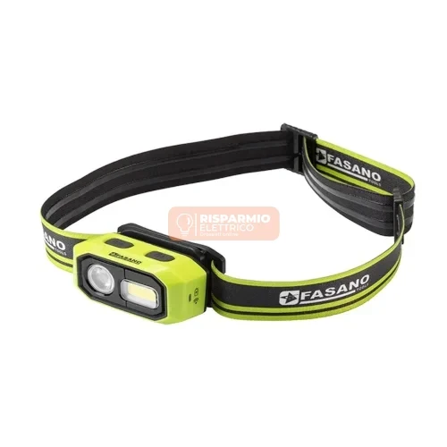Lampada Frontale LED Ricaricabile Fasano FG 213/L480 con Sensore Contactless